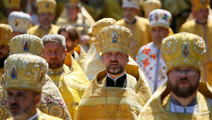 Ukrainos stačiatikių bažnyčios atstovai