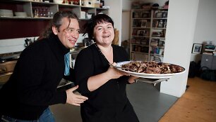 Dalia Ibelhauptaitė su Deksteriu Flečeriu