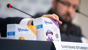 Spaudos konferencijos akimirka