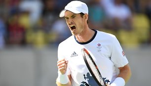 Kei Nishikorį nugalėjęs Andy Murray užsitikrino olimpinį sidabrą