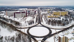 Gimtadienį švenčiančio Vilniaus vaizdai