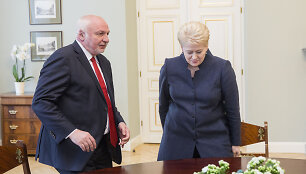 Dalia Grybauskaitė ir Valentinas Mazuronis