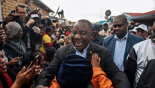 PAR prezidentas ir ANC lyderis Cyrilas Ramaphosa