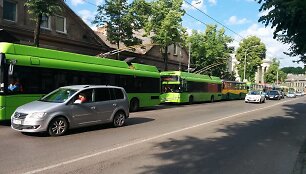 Troleibusai K.Donelaičio gatvėje