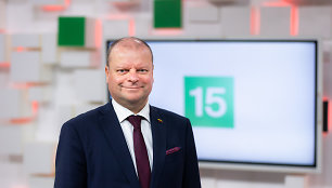 Seimo pirmininkas Saulius Skvernelis  15min studijoje