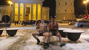 Artūro Kudelko ir jo bičiulio akcija stingdančio pavasario proga