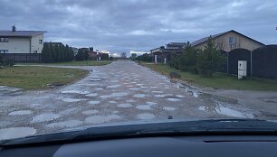 Pagojo gyvenvietės gatvės danga