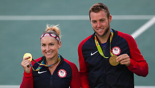 Bethanie Mattek-Sands ir Jackas Sockas