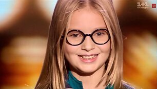 Ukrainos premjero Arsenijaus Jaceniuko dukra Sofija muzikiniame &scaron;ou &bdquo;The Voice&ldquo;