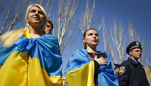 Ukrainiečių protestas Luhanske 2014 metais