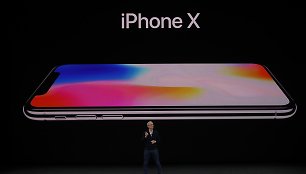 „iPhone X“ pristatymas