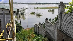 Potvynis Chersono regione