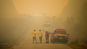 Ispaniją kamuoja gaisrai ir itin auk&scaron;ta oro temperatūra