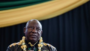 Pietų Afrikos Respublikos prezidentas Cyrilas Ramaphosa