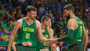 Donatas Motiejūnas ir Jonas Valančiūnas