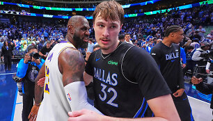 LeBronas Jamesas ir Cooperis Flaggas