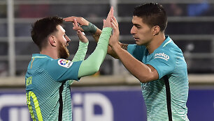 Lionelis Messi ir Luisas Suarezas