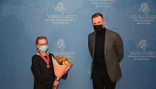 Lara Lempertienė ir Gabrielius Landsbergis