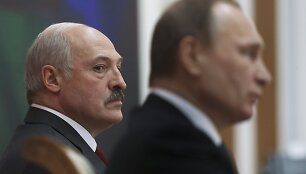 Vladimiras Putinas ir Aliaksandras Luka&scaron;enka