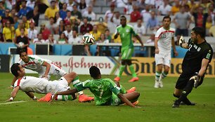 Nigerijos ir Irano futbolo rinktinių rungtynės Brazilijoje 