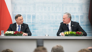 Andrzejus Duda ir Gitanas Nausėda