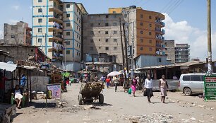 Huruma lū&scaron;nyno Nairobyje gyventojų kasdienybė