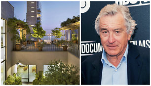 Robertas De Niro už 39 mln. JAV dolerių parduoda prašmatnius apartamentus Niujorke