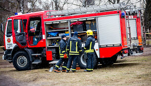 Cheminis incidentas sostinės Žolyno gatvės diaugiabutyje