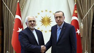 Mohammadas Javadas Zarifas ir Recepas Tayyipas Erdoganas