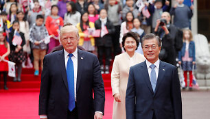 JAV prezidentas Donaldas Trumpas Seule