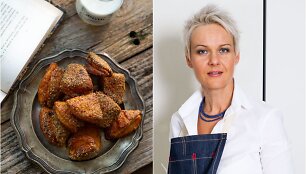 Nida Degutienė ir jos kepti var&scaron;kės sausainiai