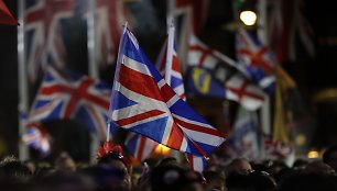 Britai švenčia išstojimą iš Europos Sąjungos