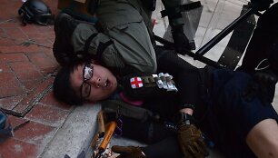 Protestai Honkonge