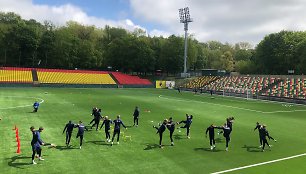 „Riterių“ treniruotė LFF stadione