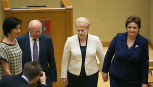 Dalia Grybauskaitė, Loreta Graužinienė, Zenonas Vaigauskas