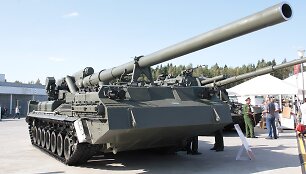 Ukrainiečių artilerijos sistema &bdquo;Pion&ldquo;