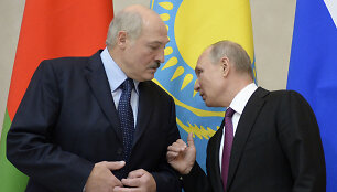 Aliaksandras Luka&scaron;enka ir Vladimiras Putinas