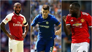 Kuris atsidarys pirmas: A.Lacazette, A.Morata ar R.Lukaku