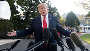 Donaldas Trumpas i&scaron;vyksta į Aziją