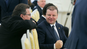 Linas Linkevičius ir Saulius Skvernelis