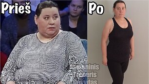 Rimos Antonovienės svorio pokyčiai