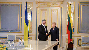Dalia Grybauskaitė ir Petro Poro&scaron;enka 