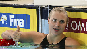 Rūta Meilutytė triumfavo 50 m krūtine finale.