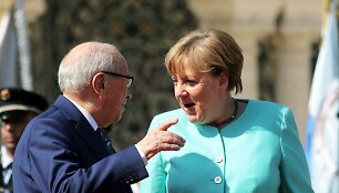 Beji Caidas Essebsi ir Angela Merkel