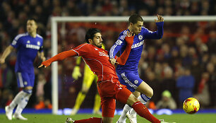 &bdquo;Liverpool&ldquo; ir &bdquo;Chelsea&ldquo; mačo akimirka