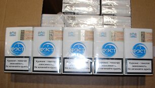 Sulaikytos kontrabandinės cigaretės