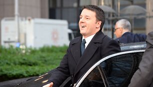 &Icirc;talijos ministras pirmininkas Matteo Renzi