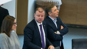 Saulius Skvernelis ir Ramūnas Karbauskis