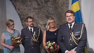 Naujojo &Scaron;vedijos gynybos ata&scaron;ė Lietuvai akreditacijos ceremonija