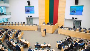 Seimas balsuoja dėl M.Basčio mandato panaikinimo